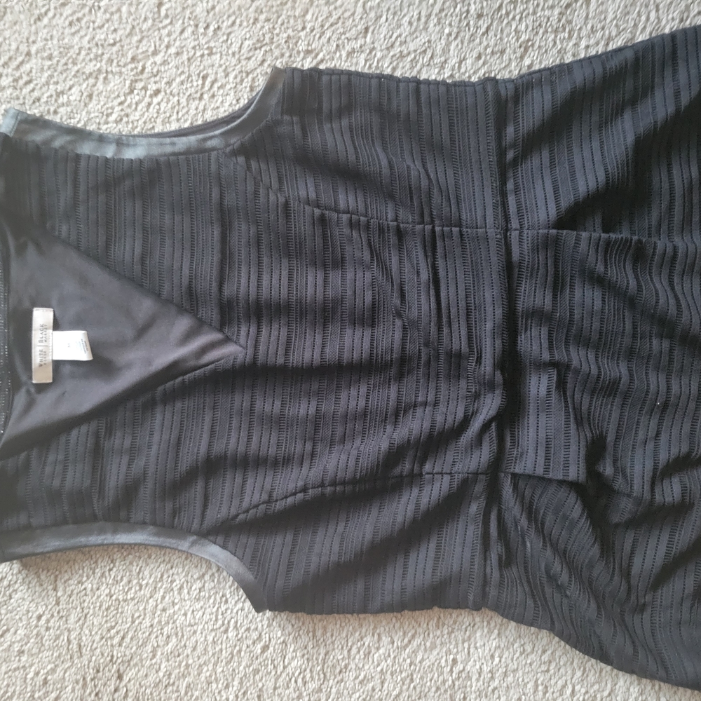 White House Black Market Elegant Black Dress
